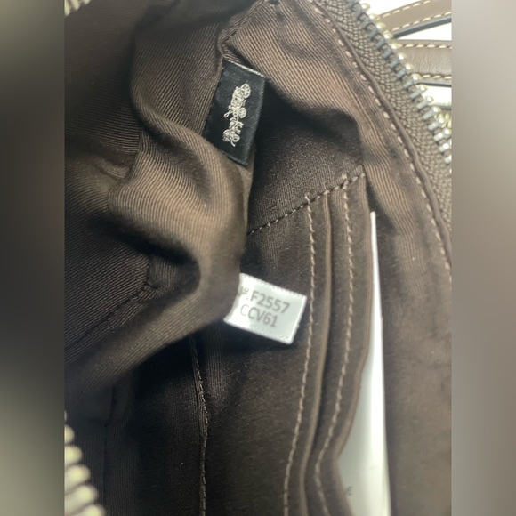 COACH Nolita 19 With Cow Print CCV61, cow printed haircalf/Sv/Cow Multi NWT - Picture 14 of 16